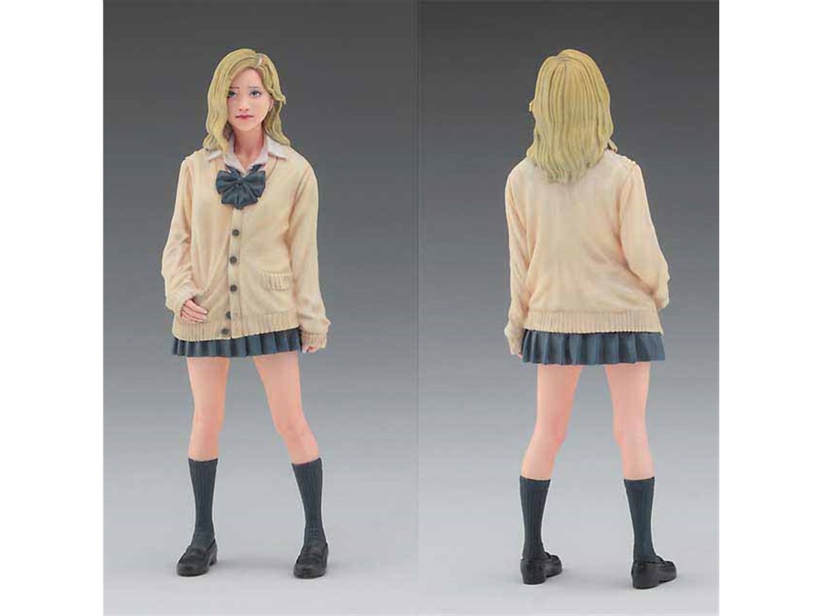 カーディガン姿の女子高生を3Dで再現、1/12スケールのレジンキット発売 - 価格.com