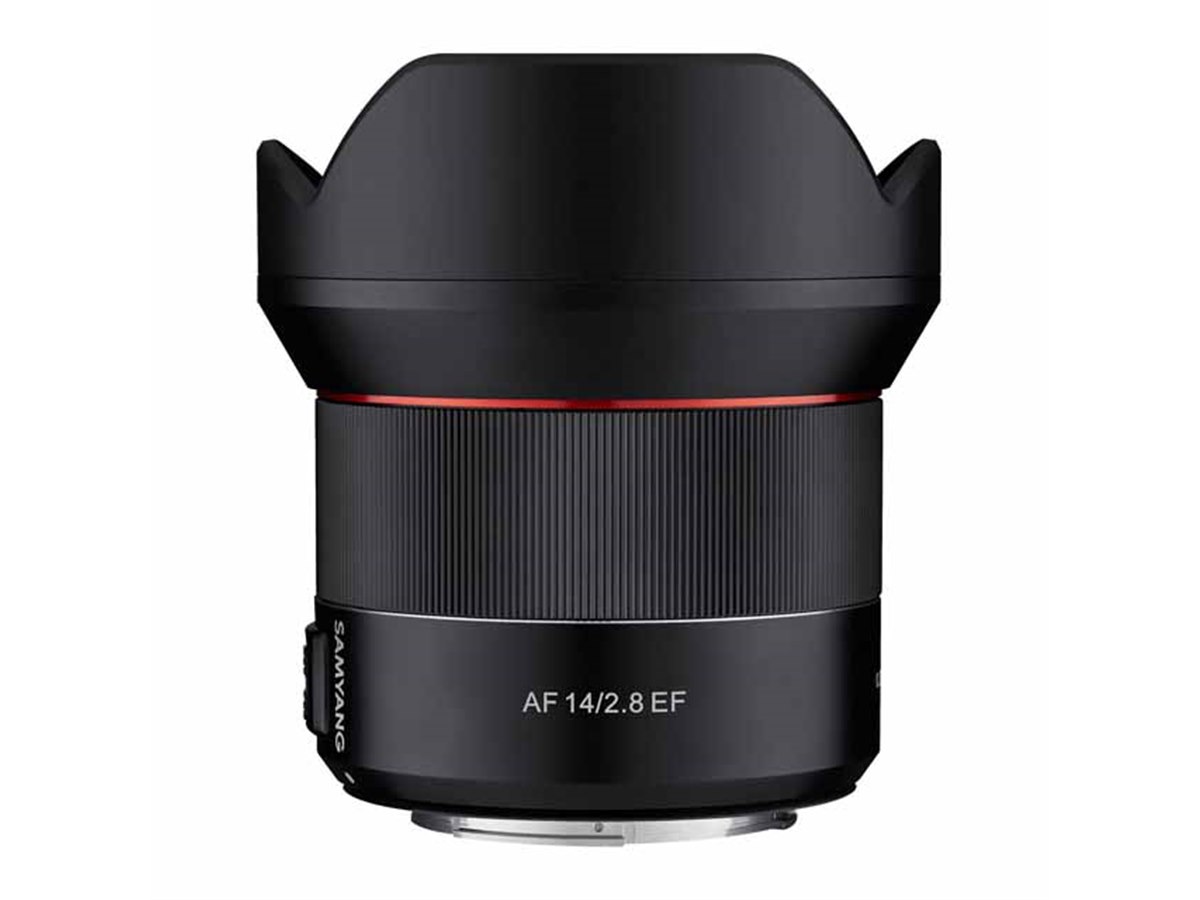 SAMYANG Nikon fマウント　広角レンズ　f2.8 14mm サムヤン、ニコンFマウント用のAF超広角レンズ「AF 14mm F2.8 F