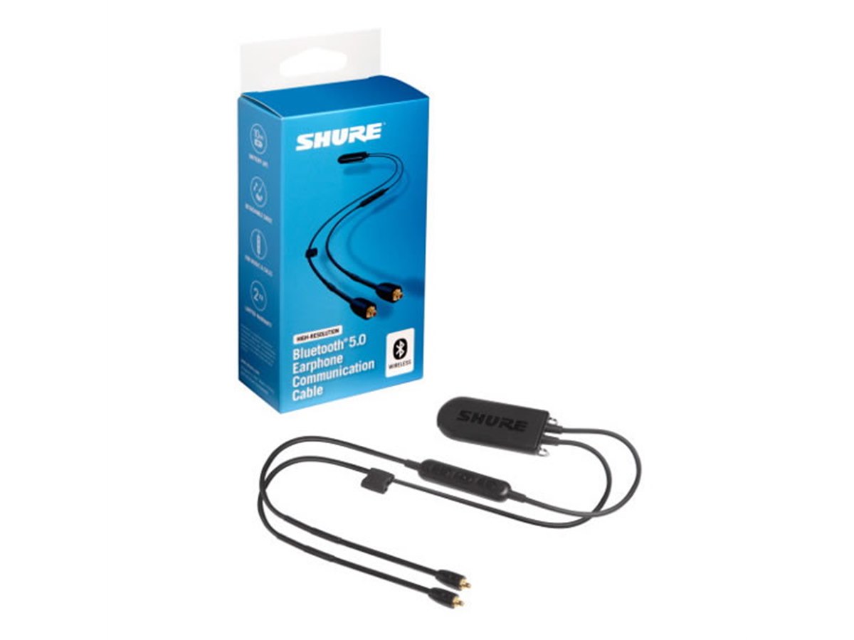SHURE Bluetooth 5.0 イヤフォンケーブル Amazon.co.jp: SHURE ワイヤレス リケーブル BTシリーズ Bluetooth SE