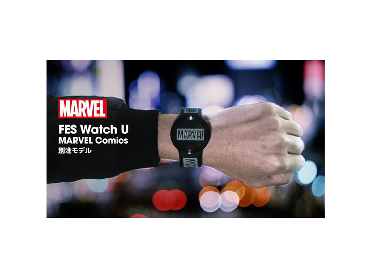 ソニー、「FES Watch U」にMARVEオリジナルデザイン柄が入った数量限定 