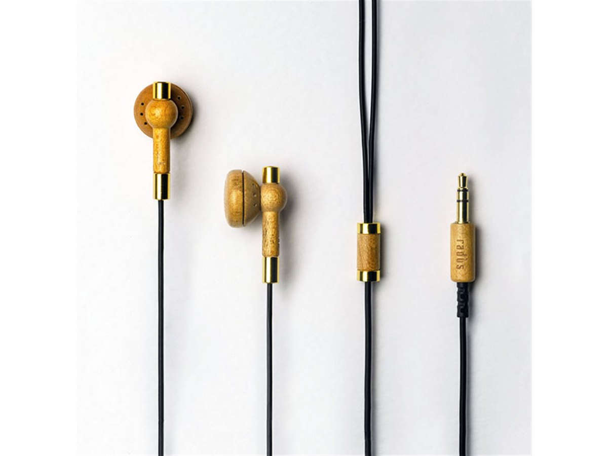 ラディウス、メイプルウッドを採用した木製イヤホン「HP-WHF11Mx