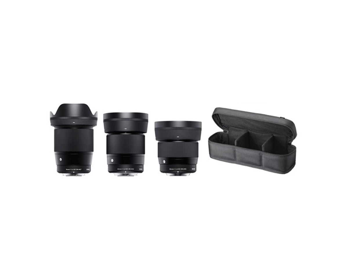シグマ、「DC DN シリーズ3本＋ケースセット」など特別セットを