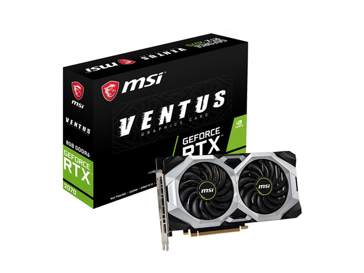 グラフィックボード・グラボ・ビデオカード MSI Ventus GeForce RTX 2070 MSI、デュアルファンを採用した「GeForce RTX 2070 VENTUS 8G」 - 価格.com