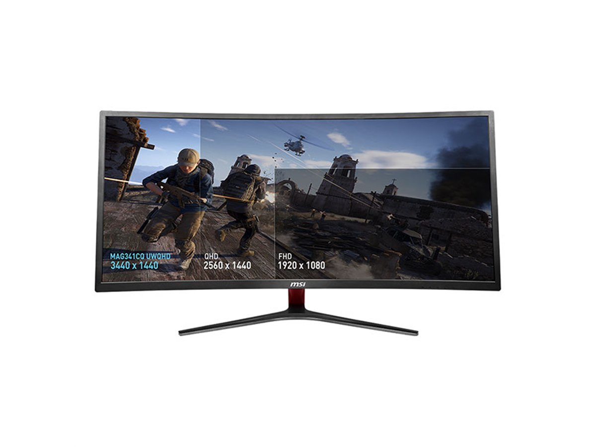 100Hz スマホ・タブレット・パソコン MSI Optix MAG341CQ 湾曲34インチ