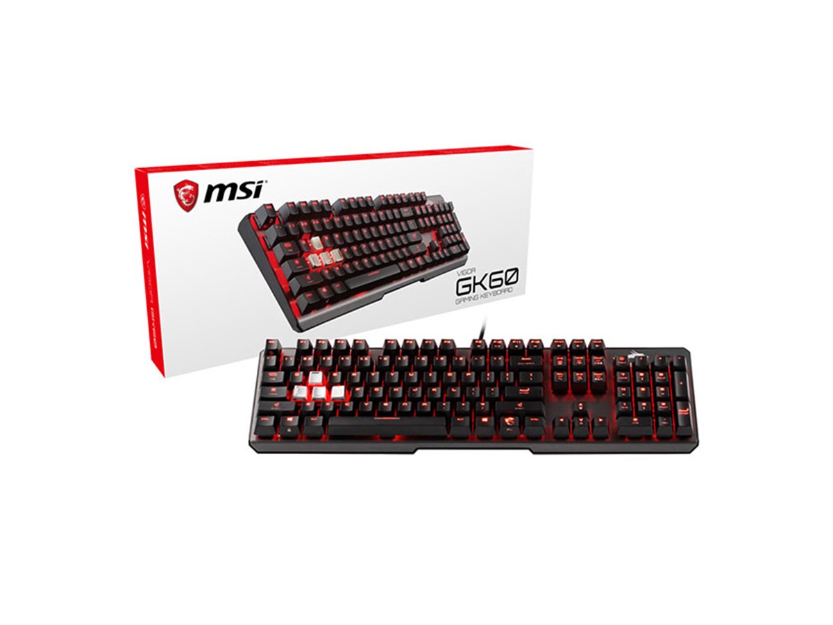 MSI、Cherry MX 赤軸を採用した日本語配列のゲーミングキーボード