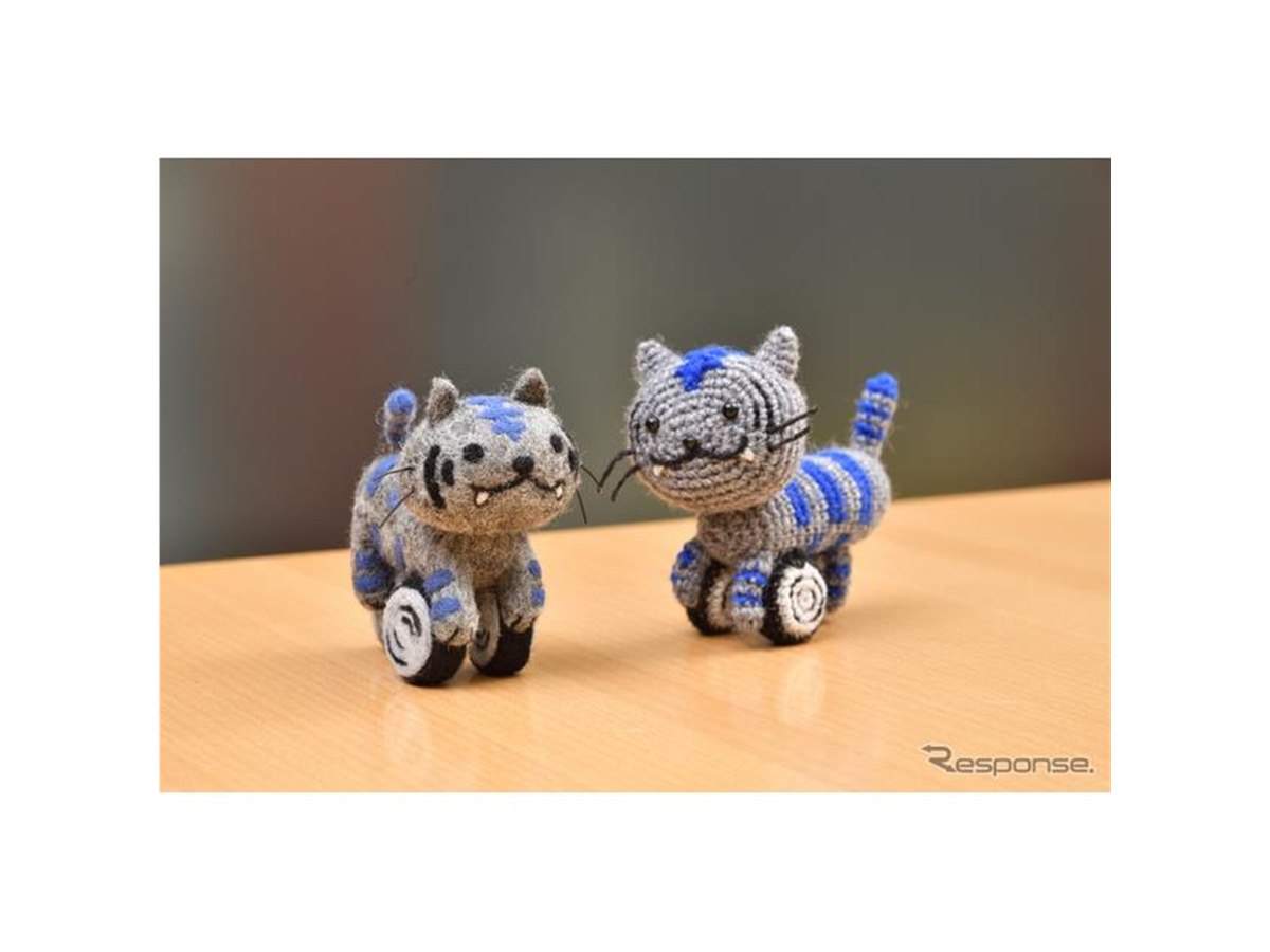 ニャマハ『ニャイケン』全部見せ-あみぐるみと羊毛フェルトに