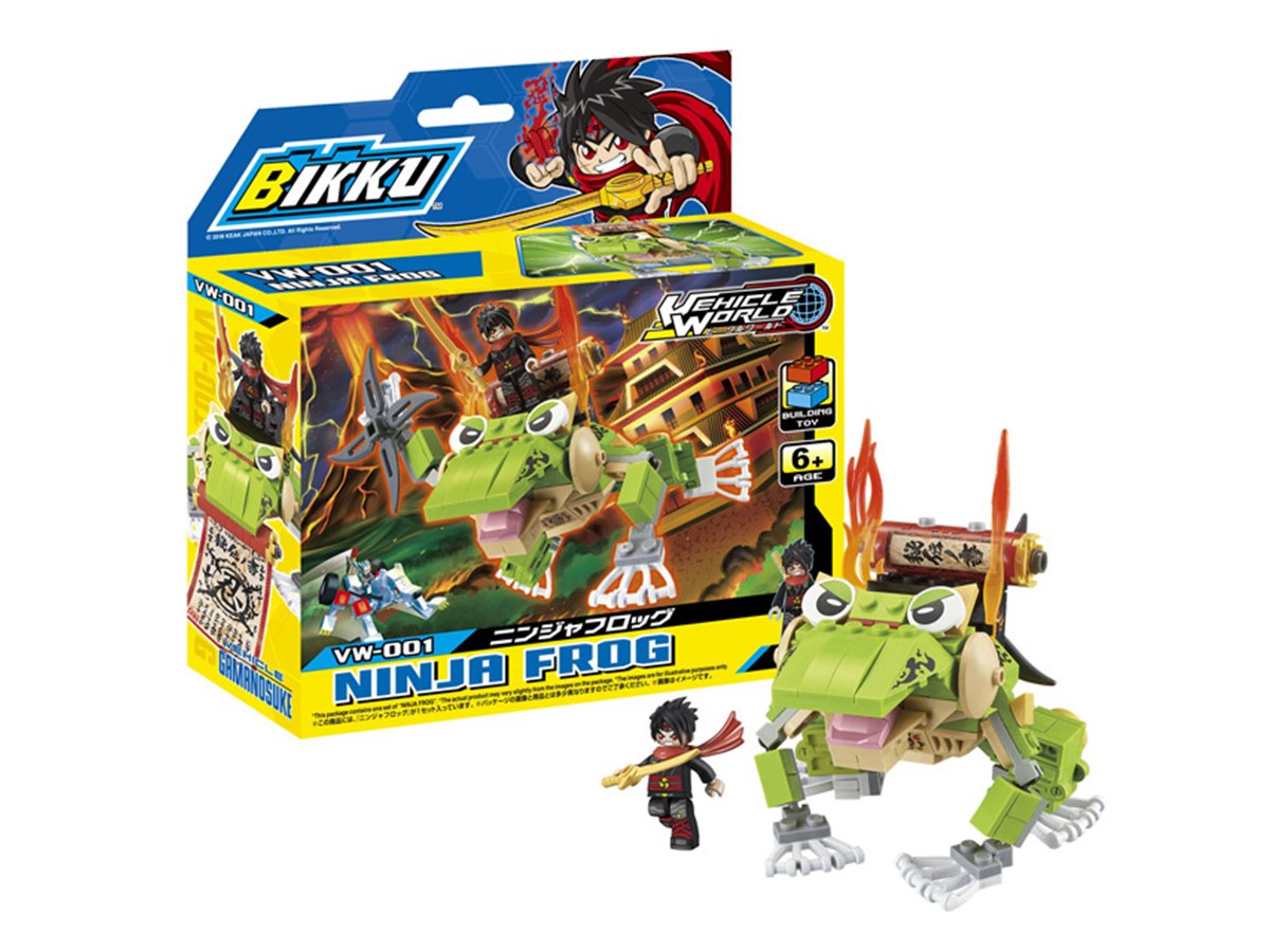 忍者やサイボーグ戦士など“アニメに登場しそうな”ブロックトイ全8種