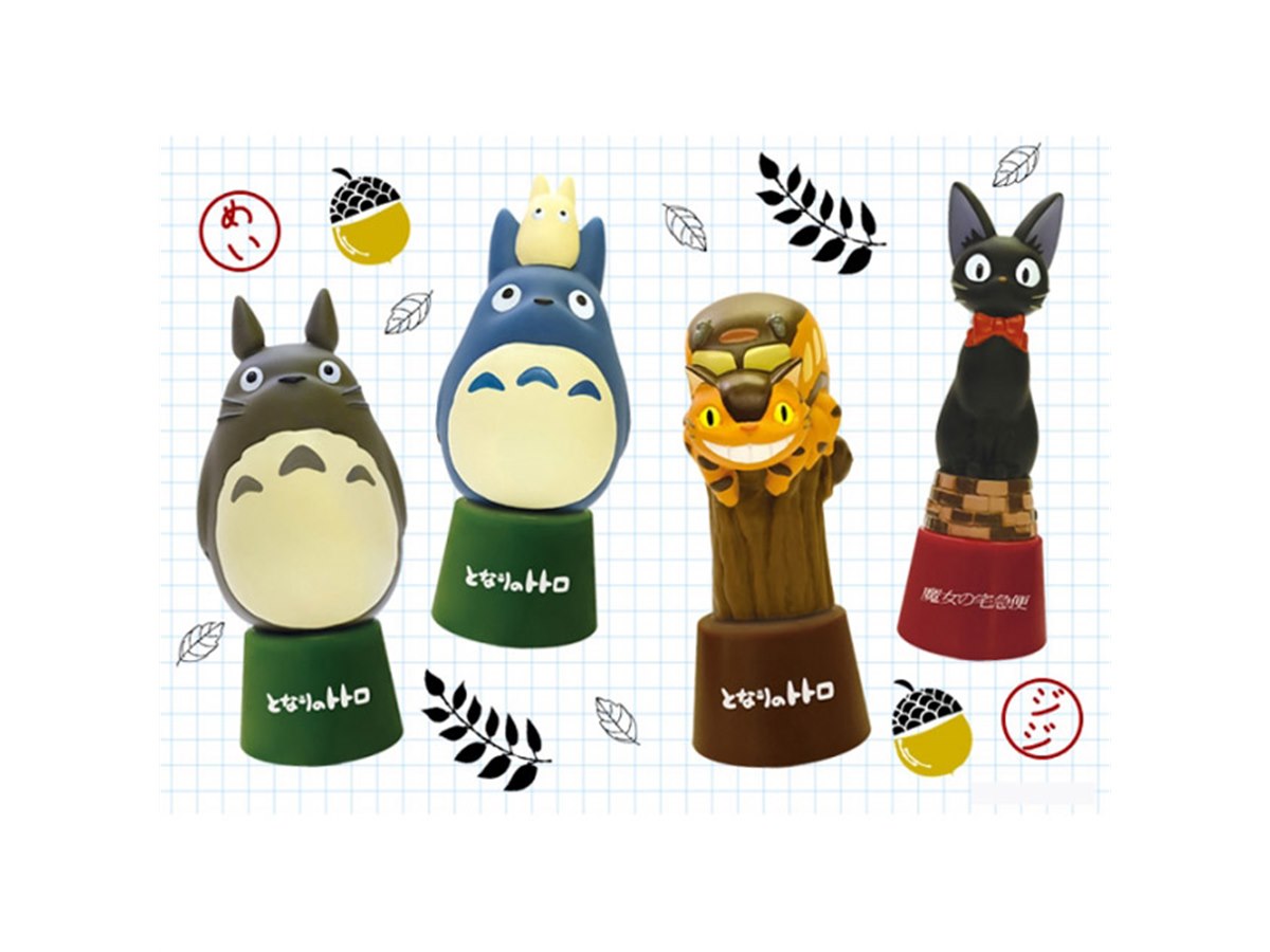トトロやネコバスがネーム印スタンドに、ジブリキャラクター5種が登場