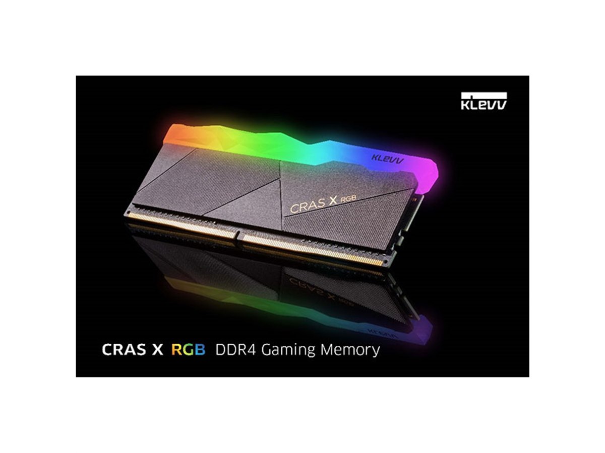 ESSENCORE、ゲーミングメモリー「KLEVV CRAS X RGB/BOLT X DDR4