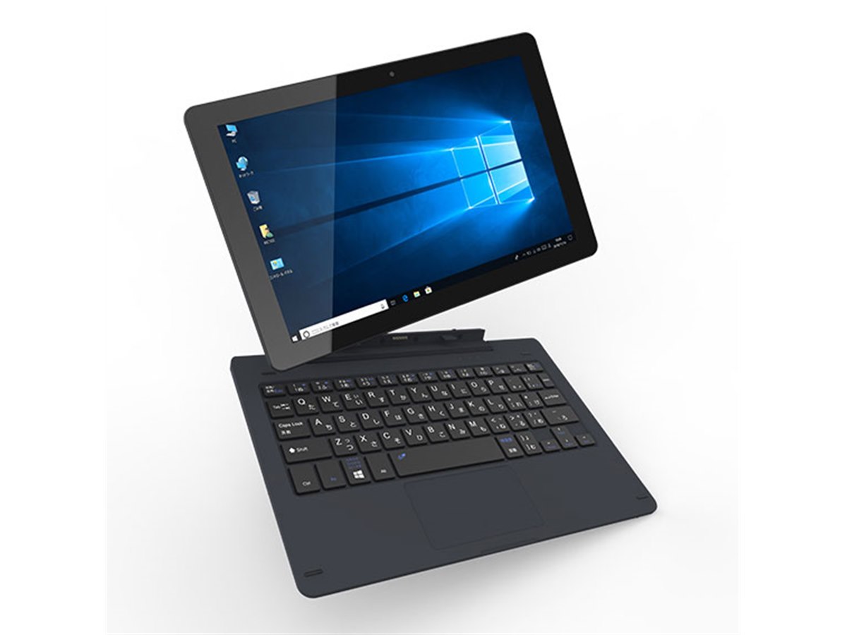 恵安、キーボード着脱式の10.1型2in1タブレットPC「KIC102HD-DN