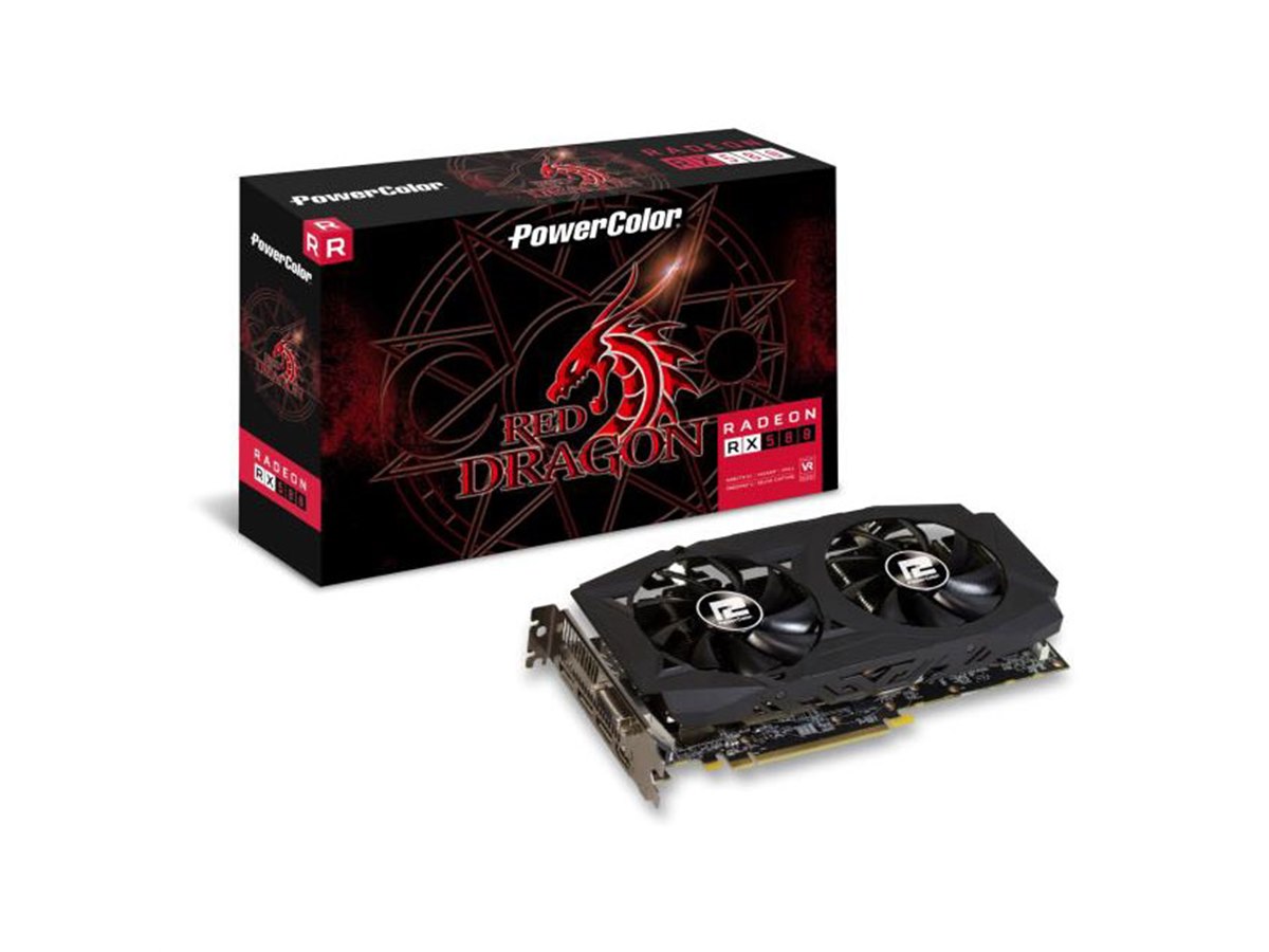 PowerColor、デュアルファンクーラーを採用した「Red Dragon RX 580