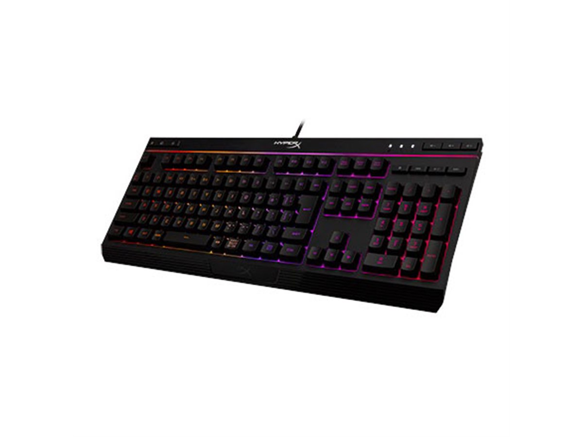 HyperX Alloy Core RGB - メンブレンゲーミングキーボード - RGB LED照明効果付き快適で静かなサイレントキー、耐スピル性、専用メディアキー、Windows 10 [FF14推奨] HyperX Alloy Core RGB メンブレン ゲーミング