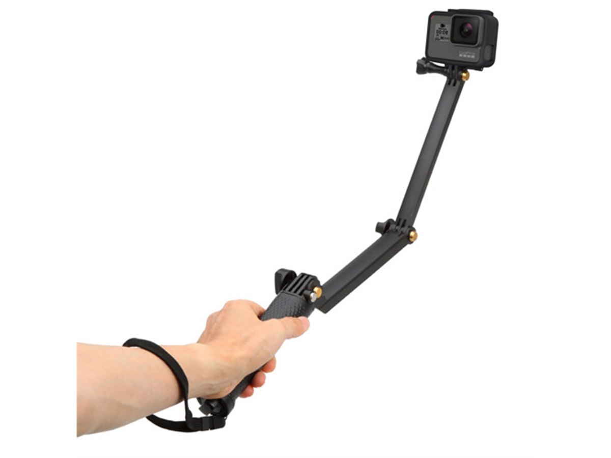 ハクバ、グリップ/アーム/ミニ三脚になる「GoPro」用3way