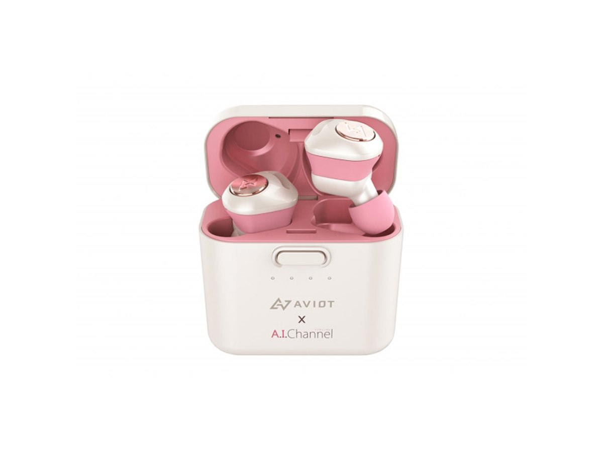 極美品　希少　キズナアイ×AVIOT  イヤホン　リミテッドバージョン AVIOTとキズナアイのコラボイヤホン第2弾、完全ワイヤレスモデル