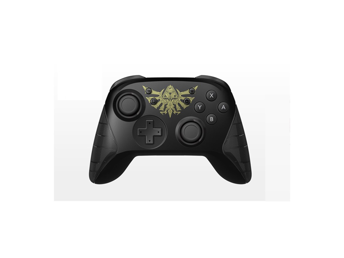 HORI、「ゼルダの伝説」ハイラルの紋章をプリントしたSwitch用