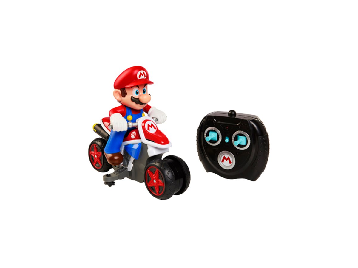 任天堂、RC「マリオバイク」とフィギュア「マリオVSクッパ