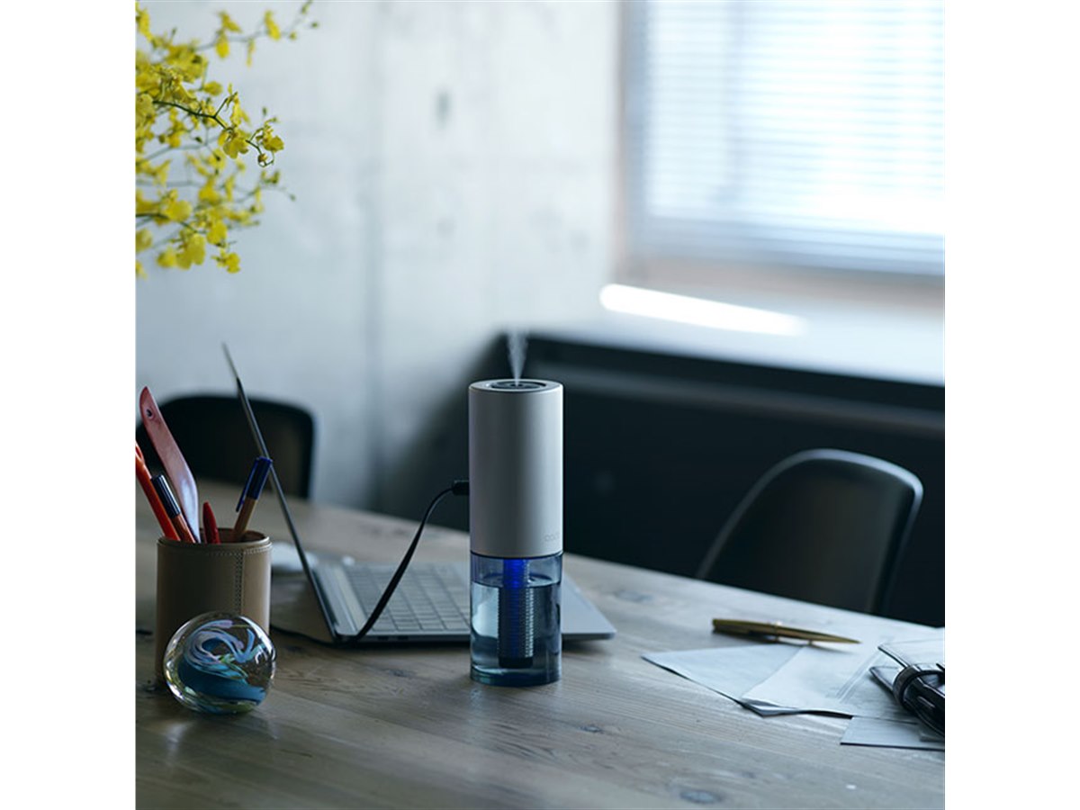 カドー、バッテリーを搭載したポータブル加湿器「STEM Portable