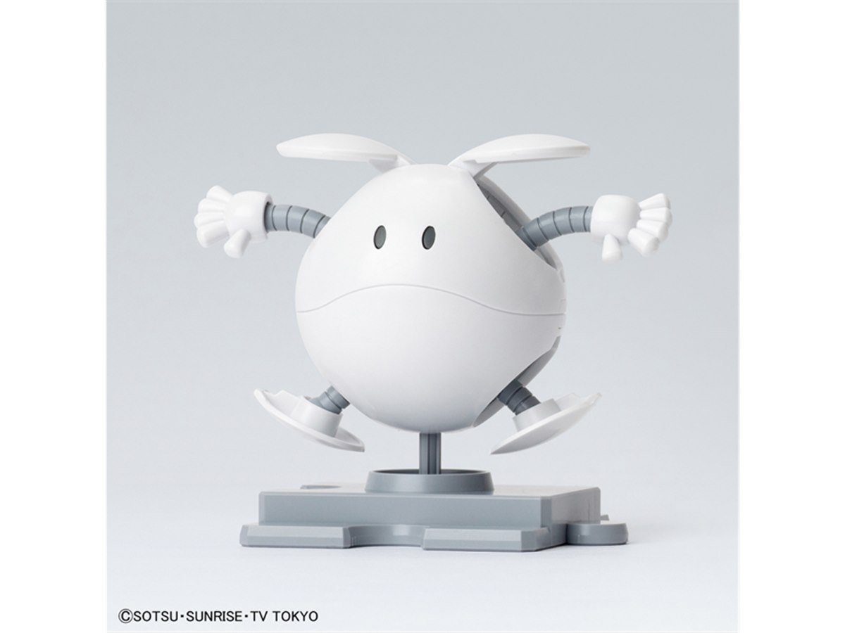 ハロ（ペインティングモデル）」クリア＆ホワイトがガンダム