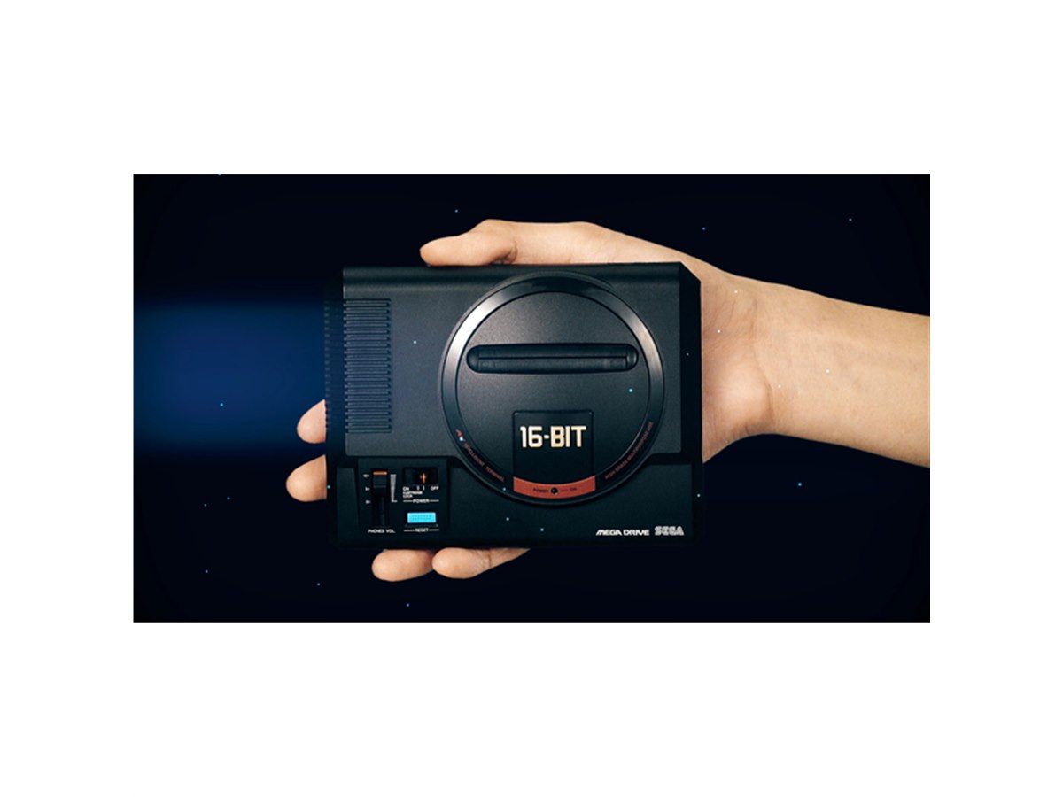 セガ、手のひらサイズのミニゲーム機「メガドライブ ミニ」の予約受付