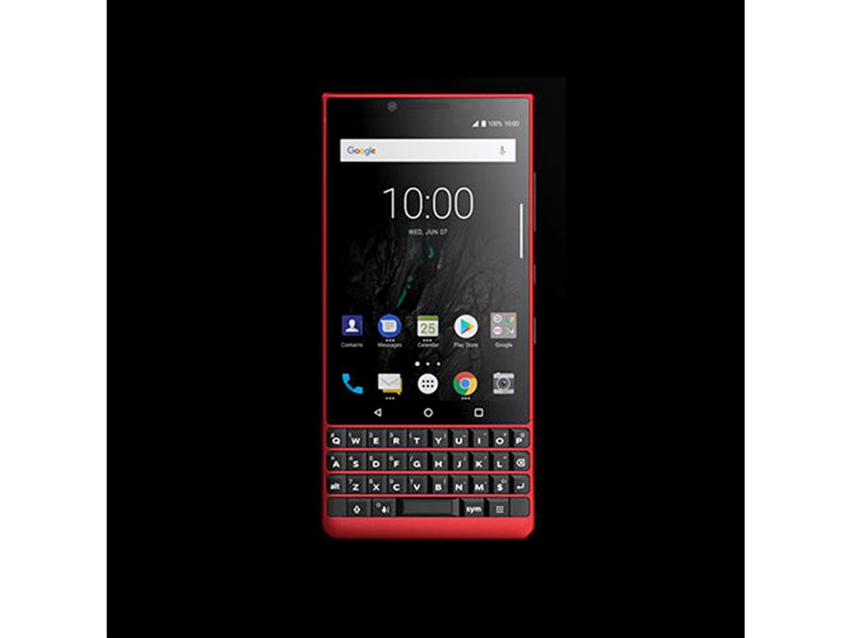89,800円、物理キー付きスマホ「BlackBerry KEY2 RED EDITION」の発売