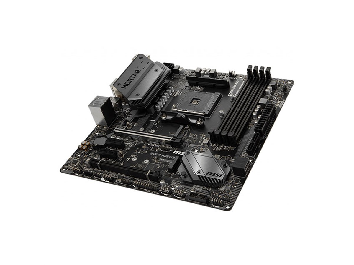 MSI B450M MORTAR TITANIUM マザーボード B450M MORTAR TITANIUM | MSI マザーボード AMD B450チップ