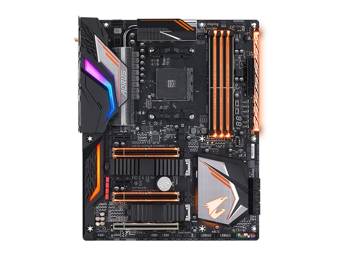 GIGABYTE、AMDの50周年を記念したマザーボード「X470 AORUS GAMING 7