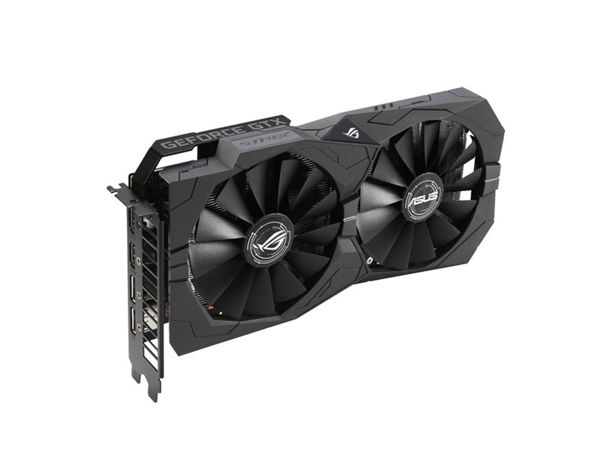 ASUS、ウイングブレードファンを採用した「ROG-STRIX-GTX1650-O4G
