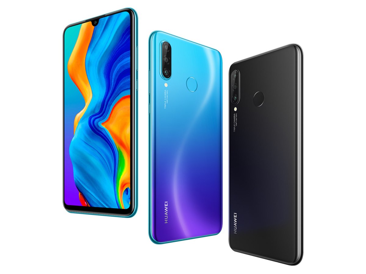 HUAWEI  P30 lite　本体　SIMフリースマホ ファーウェイ、6.15型SIMフリースマホ「HUAWEI P30 lite」32,880