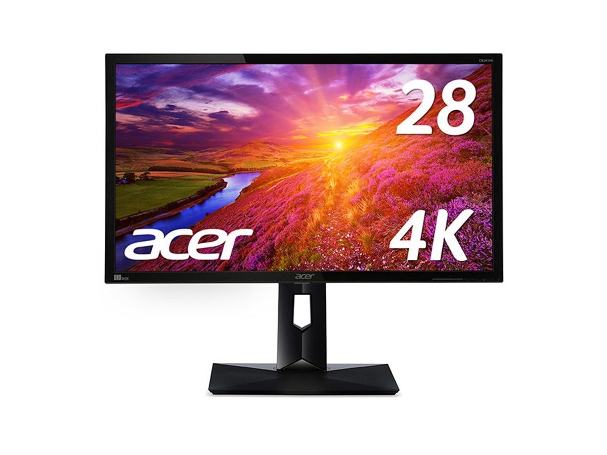 エイサー、HDR10対応の28型4K液晶ディスプレイ「CB281HKAbmiiprx