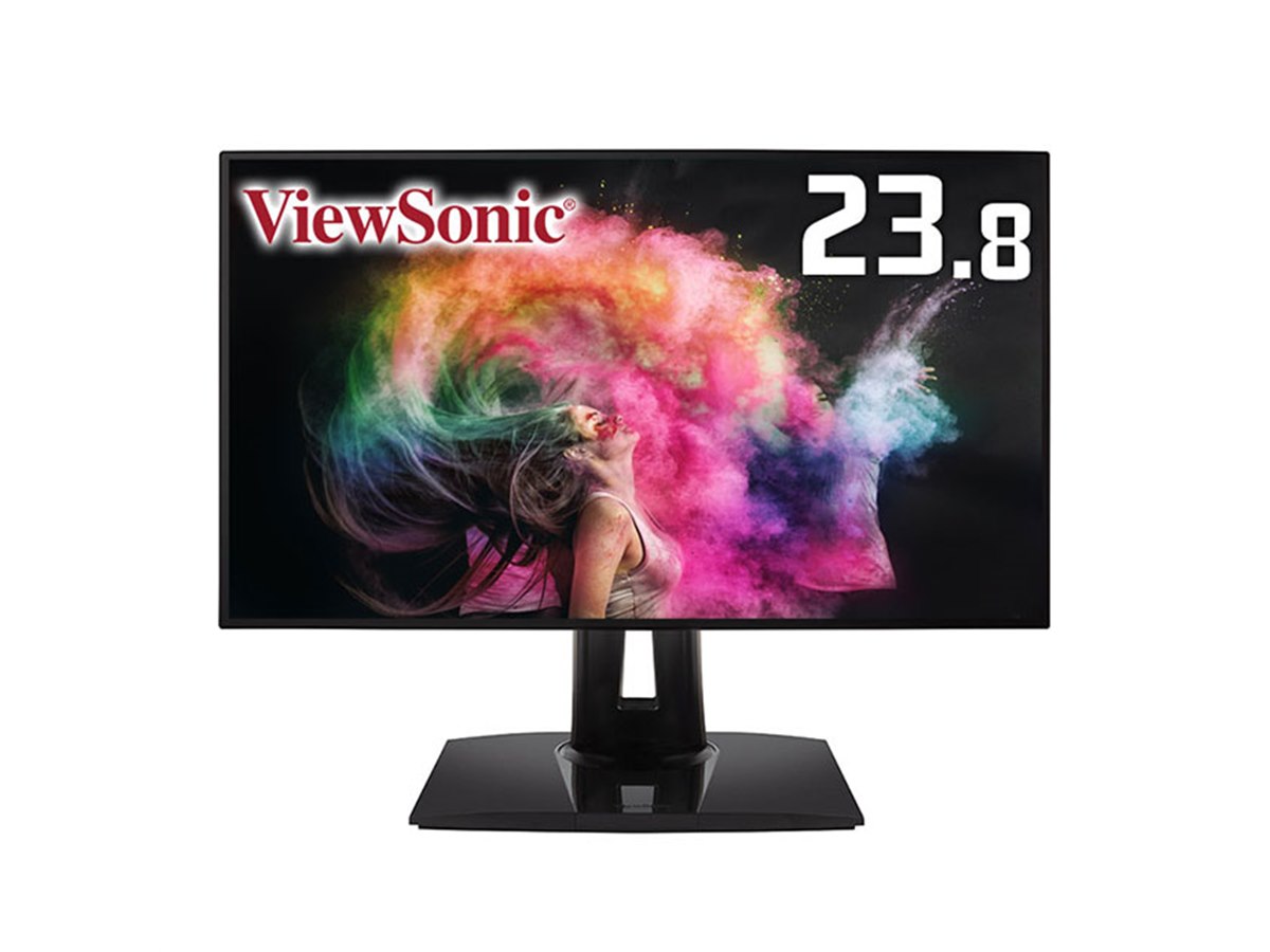 ViewSonic、カラーマネージメント対応の23.8型フルHD液晶ディスプレイ