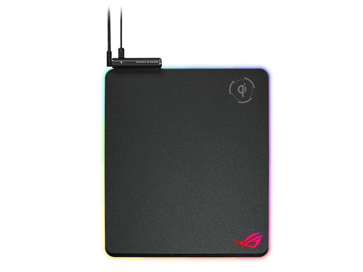ASUS、Qiワイヤレス充電機能を搭載したマウスパッド「ROG Balteus Qi