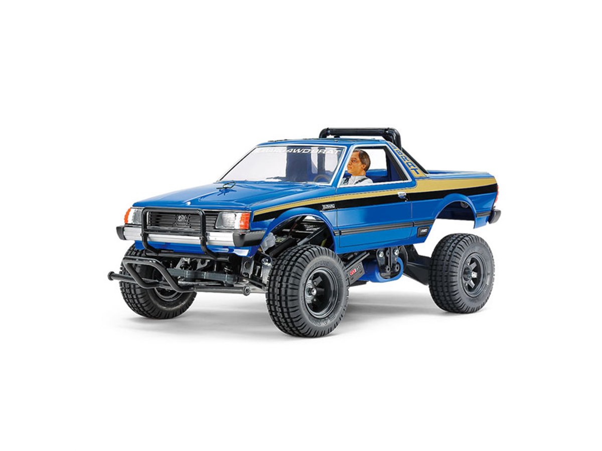 タミヤ 1/10 RC スバル ブラット メタリックスペシャル 未組立 1/10 RCカー「スバル ブラット」が、ボディカラーをブルーに刷新