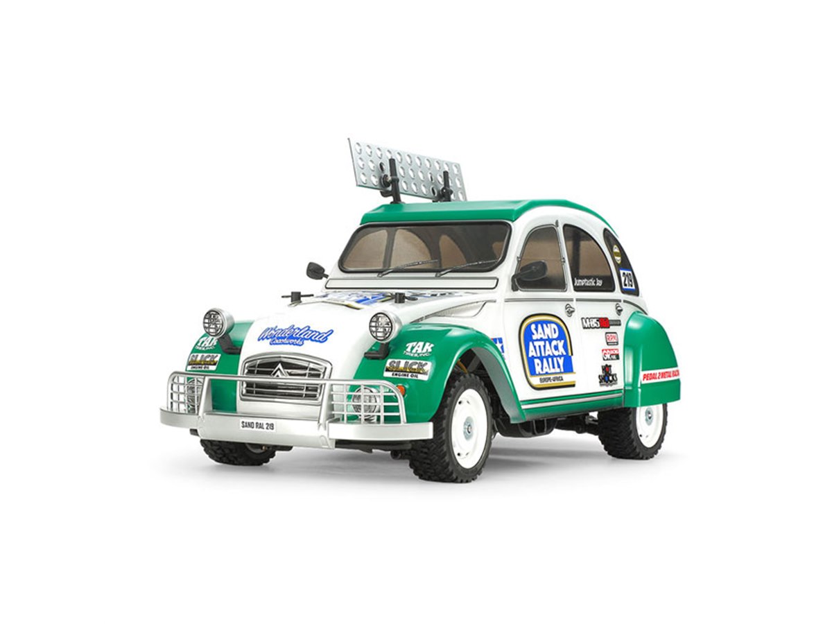 タミヤ1/10 RC TT-02ラリー車シトロエンC3WRCモーター・OP付属