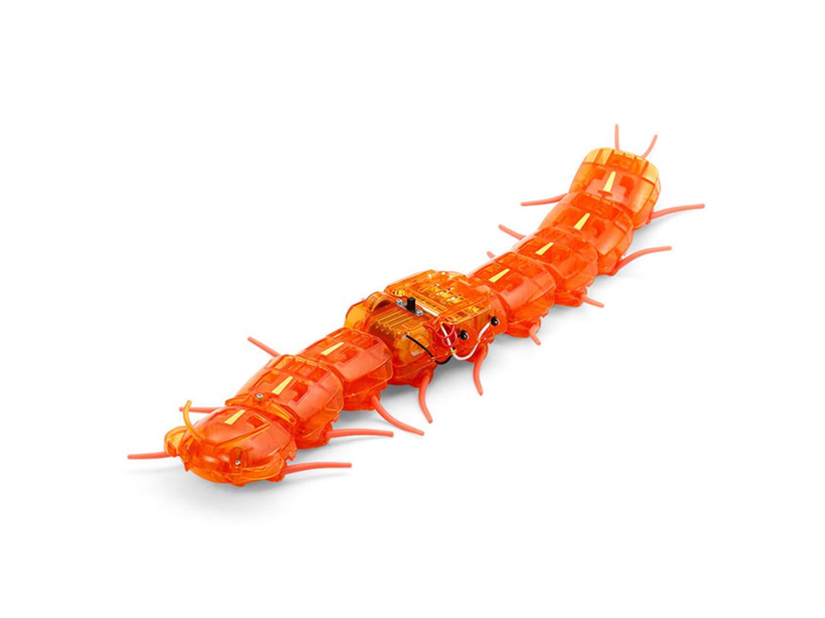 タミヤ、内蔵ギヤの動きが見える「ムカデロボット工作セット（クリヤー