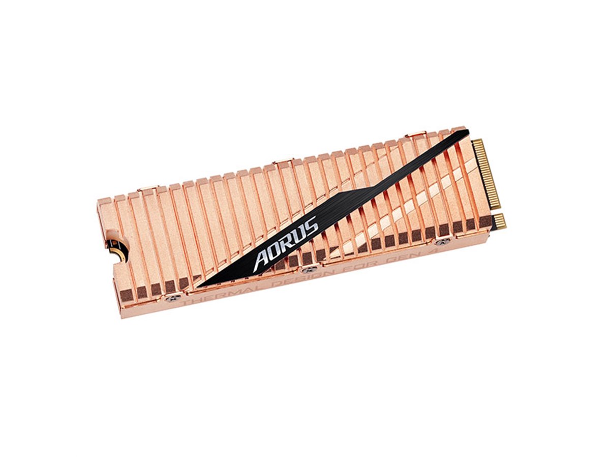 内蔵型SSD SSD 1Tb GIGABYTE GP-ASM2NE6100TTTD GIGABYTE、最大5000MB/sに対応したM.2 NVMe SSD「AORUS NVMe Gen4 SSD