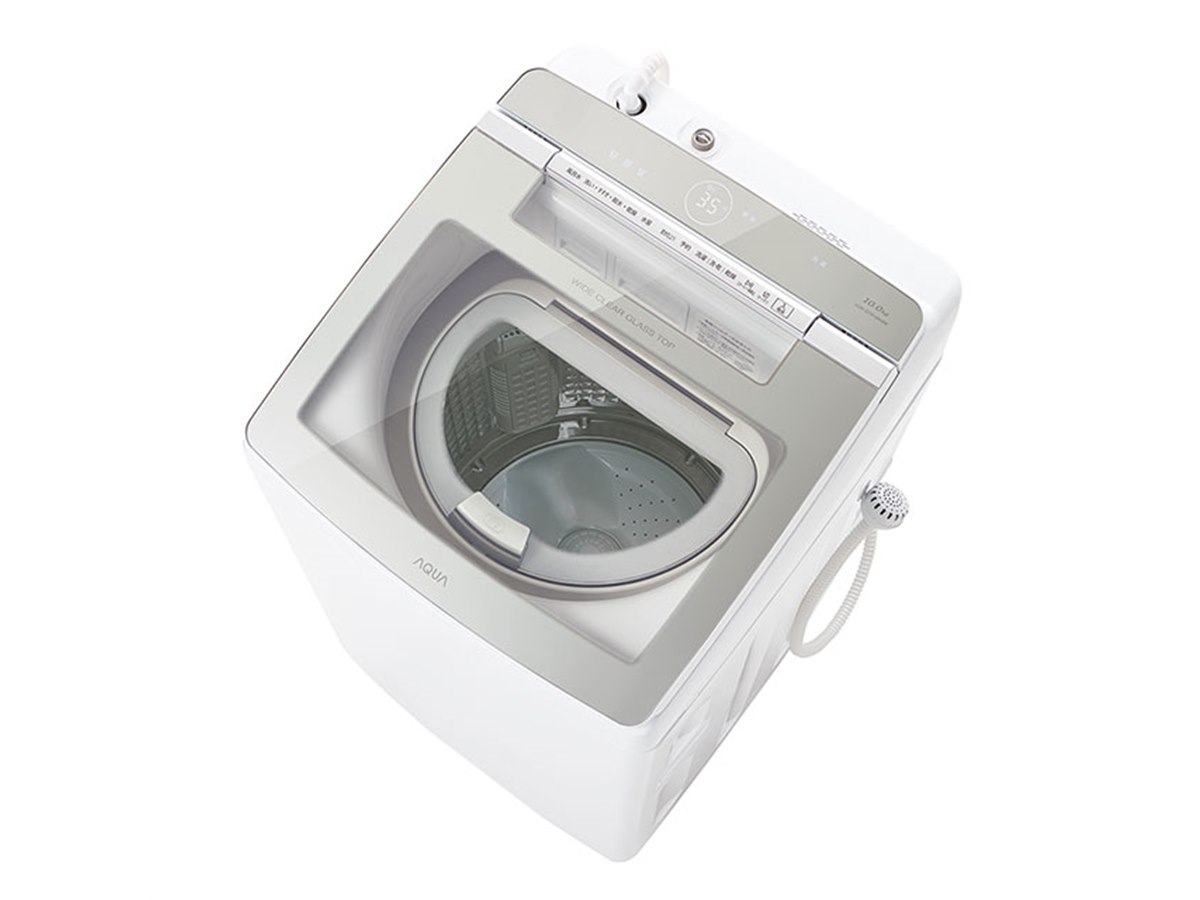 AQUA、「ジェルボールコース」を搭載したタテ型洗濯乾燥機「GTW