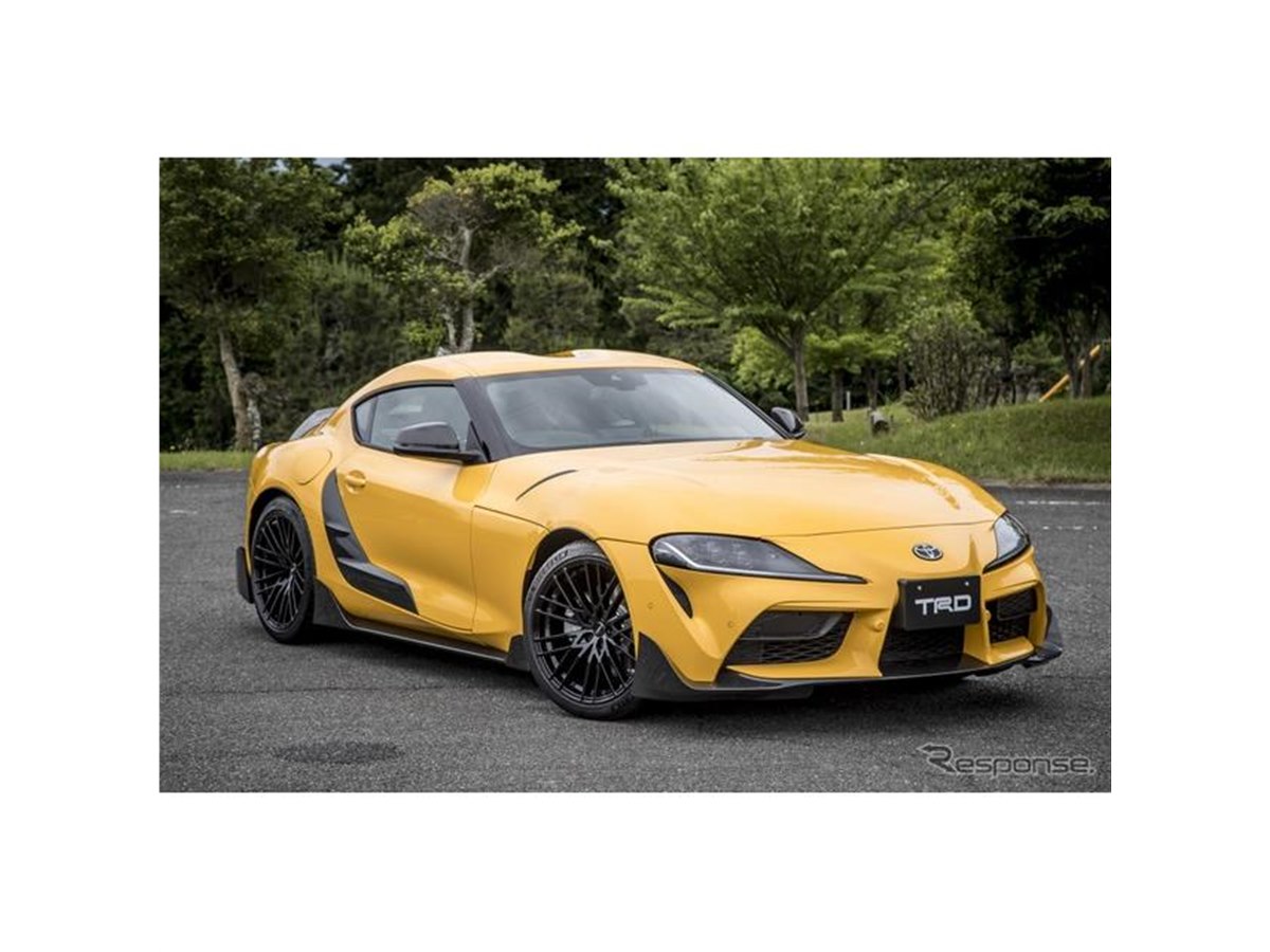 トヨタ スープラ 新型】TRDから専用「GRパーツ」…カーボンパーツ