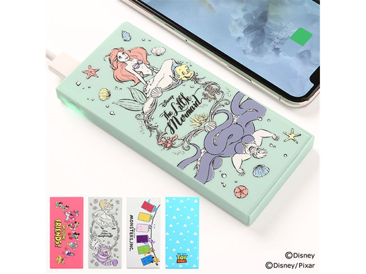 Hamee、ディズニーキャラをレトロにデザインした6000mAhモバイル充電器