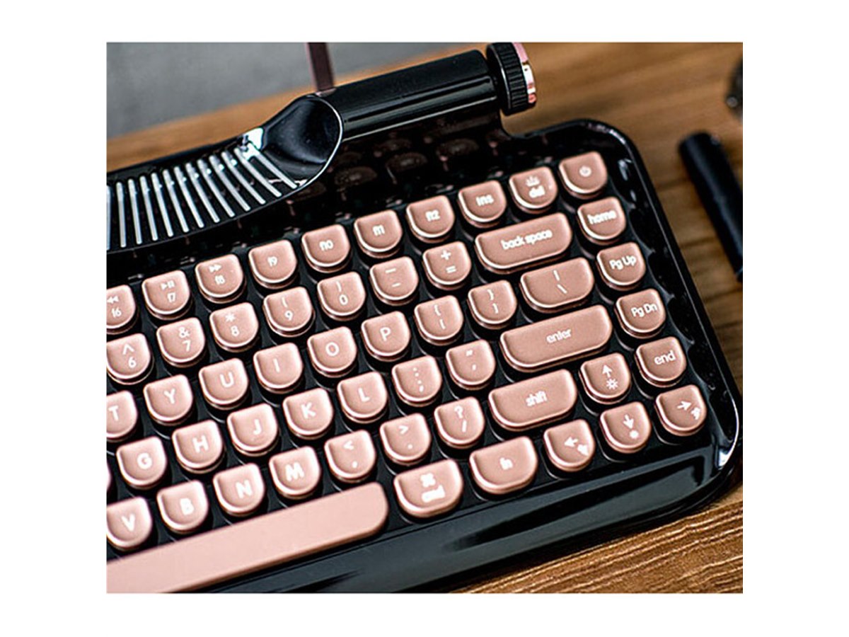 Vinpok、“タイプライター風レトロデザイン”のモバイルキーボード