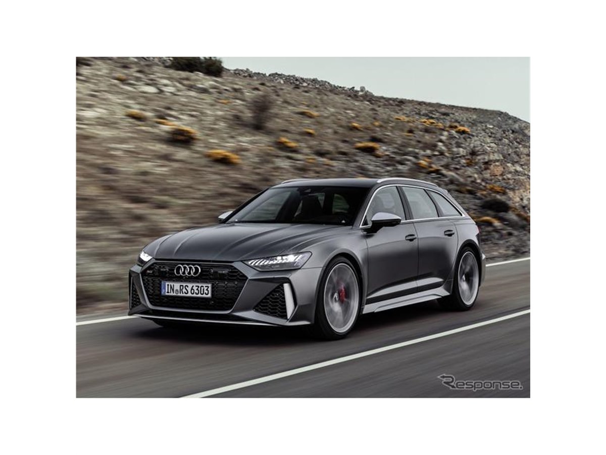 アウディ A6アバント 新型に最強の『RS6』、600馬力ツインターボ搭載 