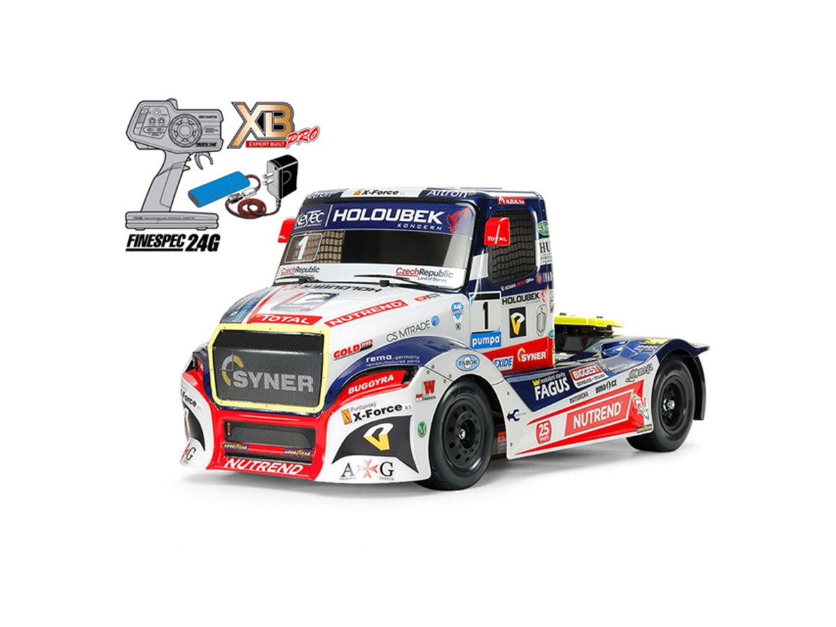 タミヤBUGGYRA FAT FOXレーシングトラックボディ未走行品 BUGGYRA FAT FOX」1/14電動RC、70mmレーシングトラック用タイヤ付き