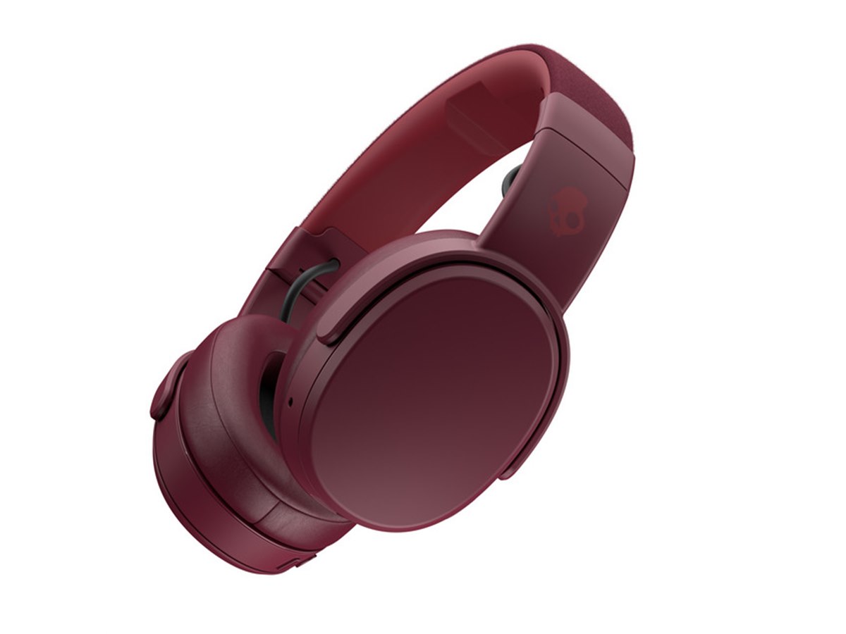 【美品】Skullcandy ワイヤレスヘッドホン レッド　重低音振動機能付き Skullcandy、振動するBluetoothヘッドホン「Crusher Wireless」に新色