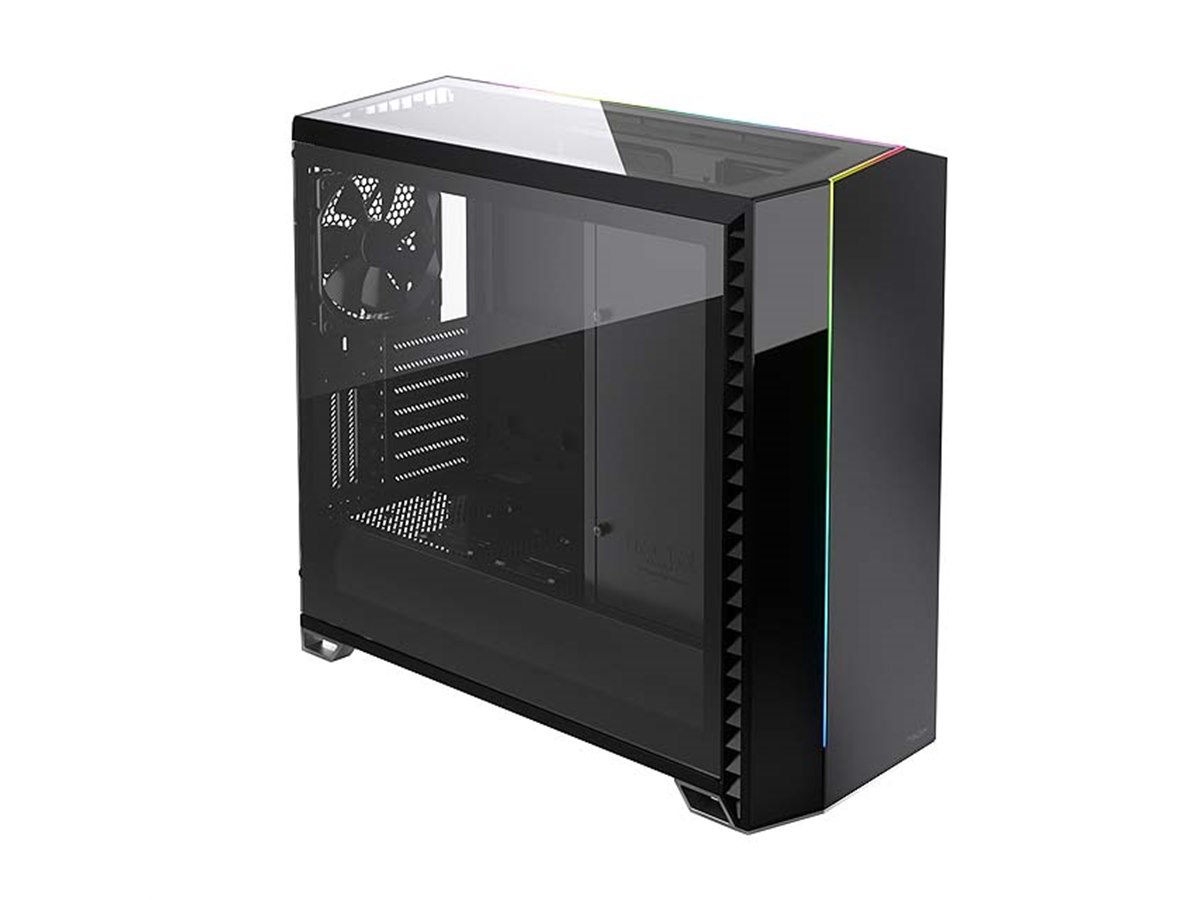 PCケース(自作PC用) Fractal Design Vector RS Blackout DarkTG Fractal Design、強化ガラスやRGB LEDを採用したミドルタワー型