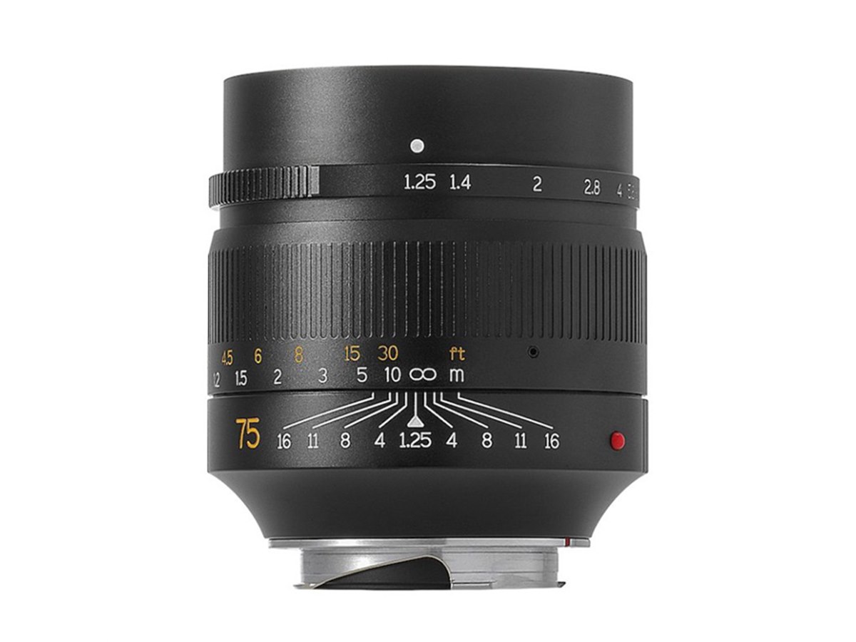 七工匠、コンパクト設計のライカM用単焦点レンズ「7Artisans 75mm F1