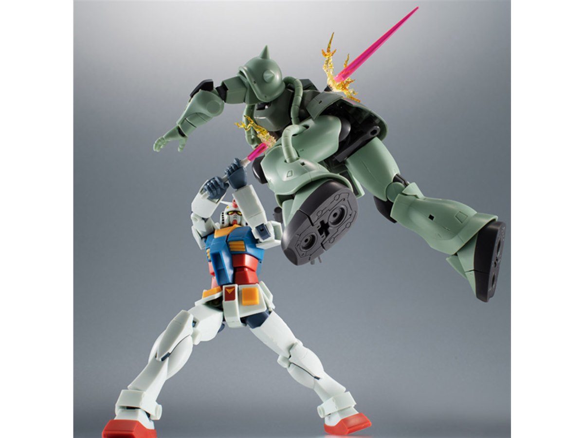 ガンダム」第1話ザク撃破シーンなど再現、エフェクトパーツセットが