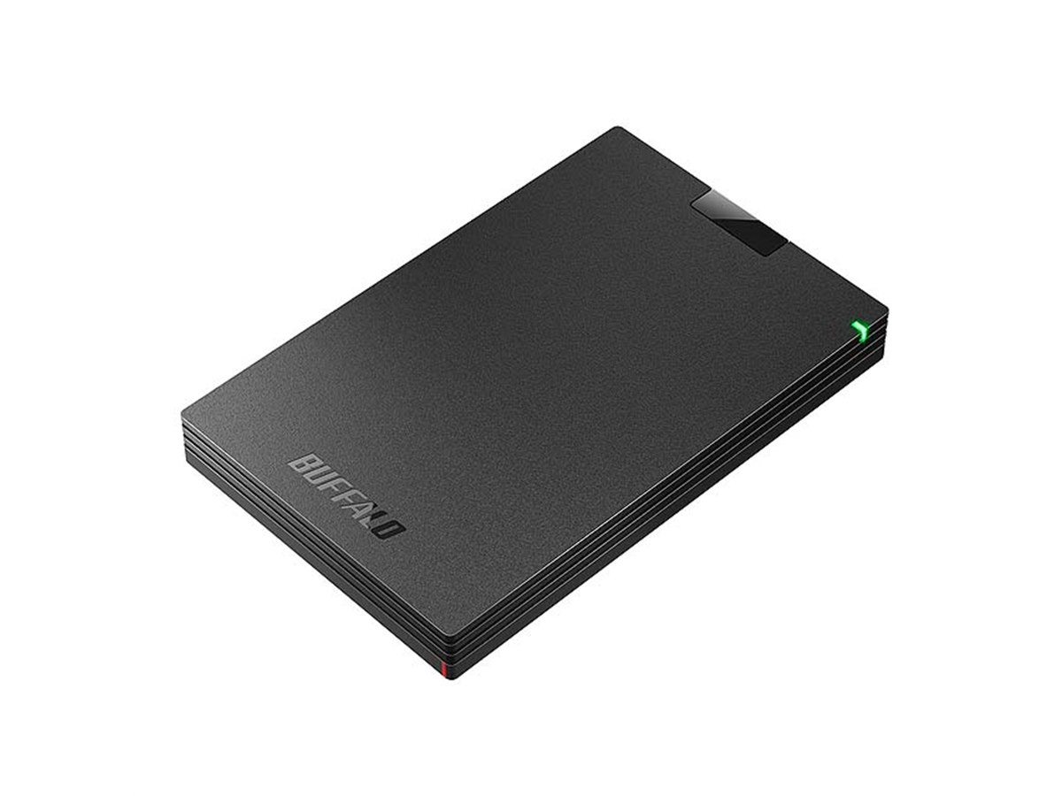 BUFFALO 2TB ポータブルHDD Type-C バッファロー、USB Type-C接続に対応したポータブルHDD「HD-PGAC