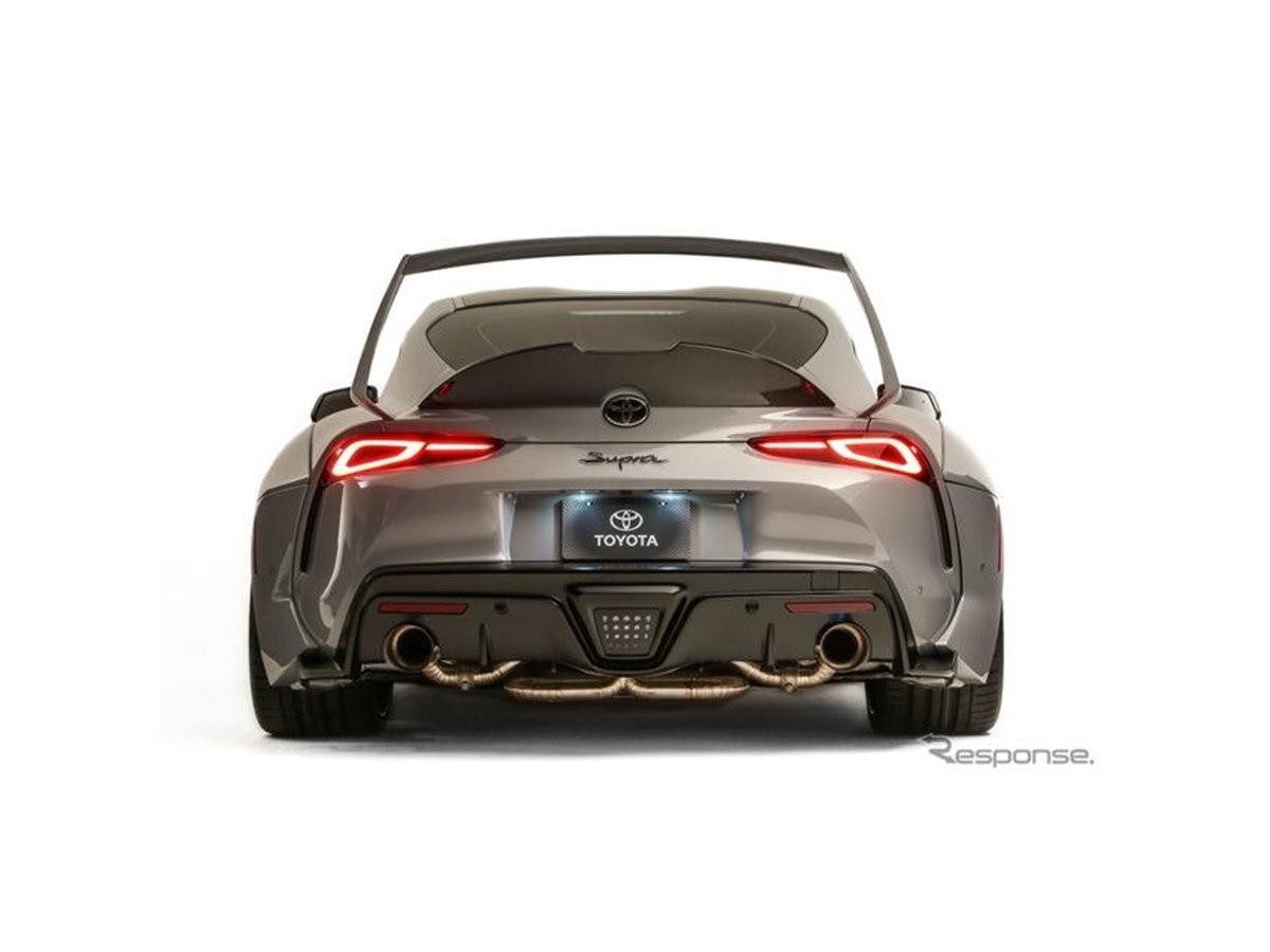 トヨタ スープラ 新型、80風リアウイングに750馬力…SEMA 2019 - 価格.com