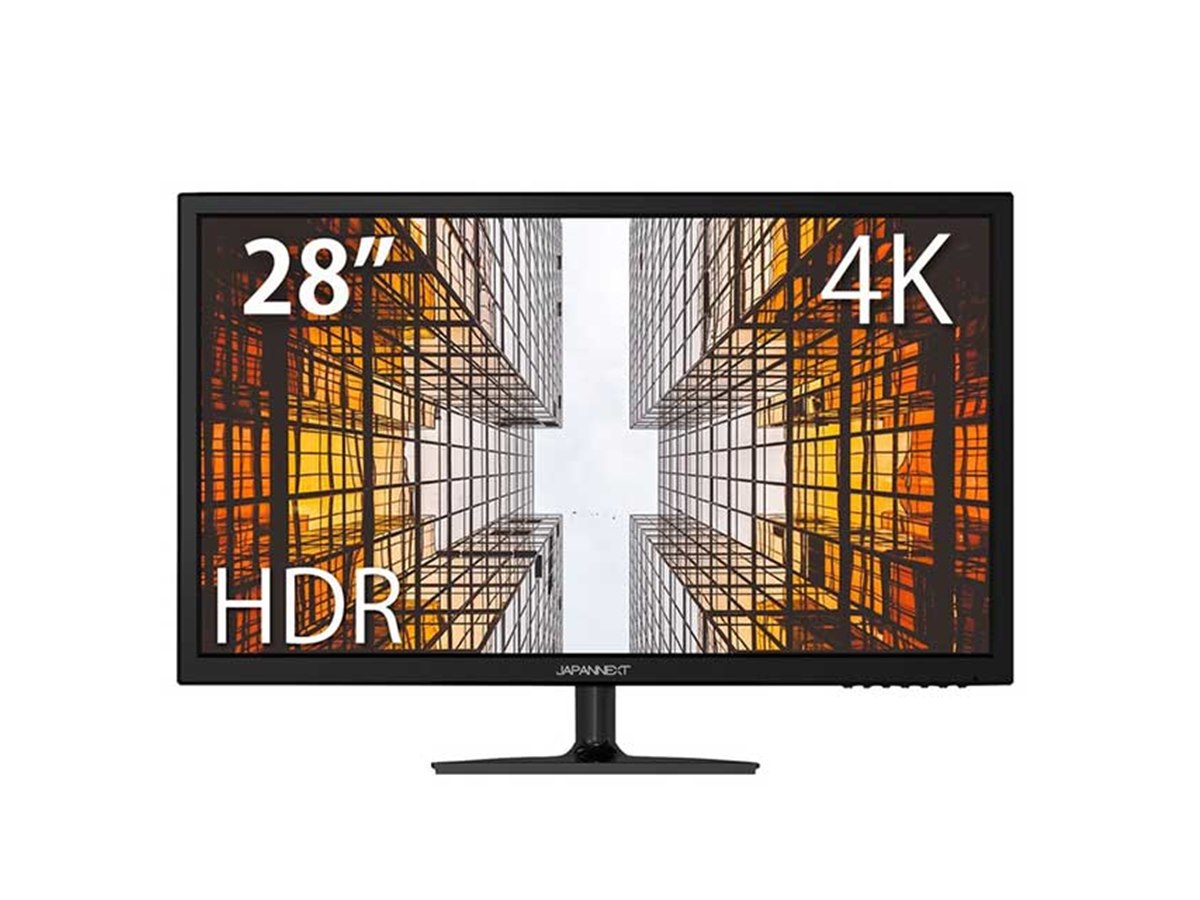 JAPANNEXT、USB Type-C接続に対応した28型4K液晶ディスプレイ「JN