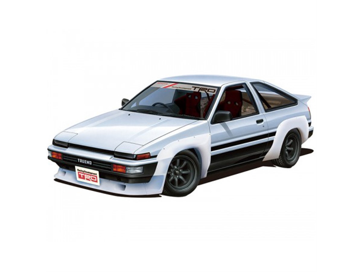 AOSHIMA、フルエアロのトヨタ「AE86トレノ N2仕様」1/24模型 - 価格.com