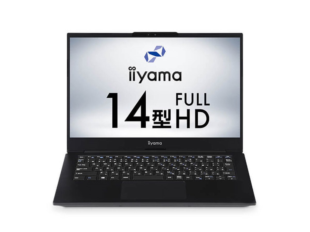 iiyama、重量1kg以下で第10世代Coreを搭載した14型ノートパソコン